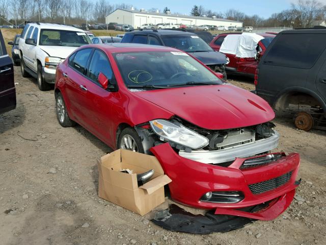 1C3CDFCB8ED673110 - 2014 DODGE DART LIMIT RED photo 1