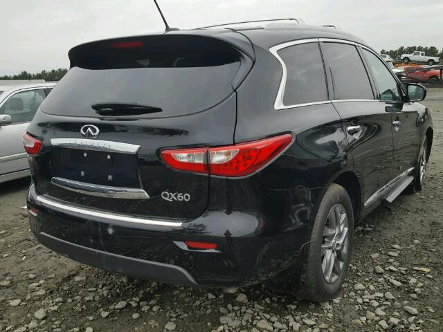 5N1AL0MM0FC558250 - 2015 INFINITI QX60 BLACK photo 4