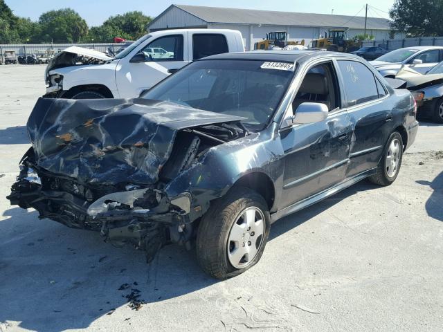 1HGCG16571A043698 - 2001 HONDA ACCORD EX GREEN photo 2