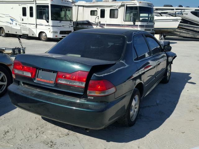 1HGCG16571A043698 - 2001 HONDA ACCORD EX GREEN photo 4