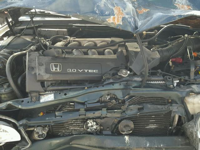 1HGCG16571A043698 - 2001 HONDA ACCORD EX GREEN photo 7