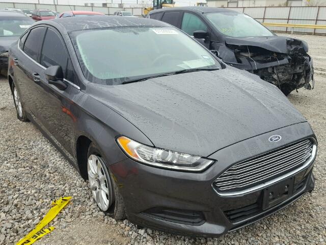 3FA6P0G71FR181648 - 2015 FORD FUSION S CHARCOAL photo 1