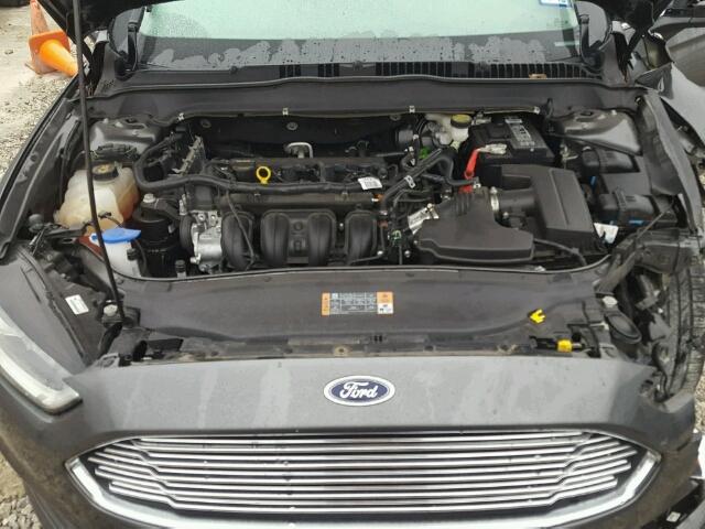 3FA6P0G71FR181648 - 2015 FORD FUSION S CHARCOAL photo 7