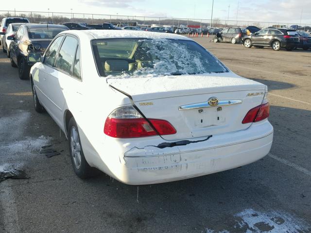 4T1BF28B13U305203 - 2003 TOYOTA AVALON XL WHITE photo 3