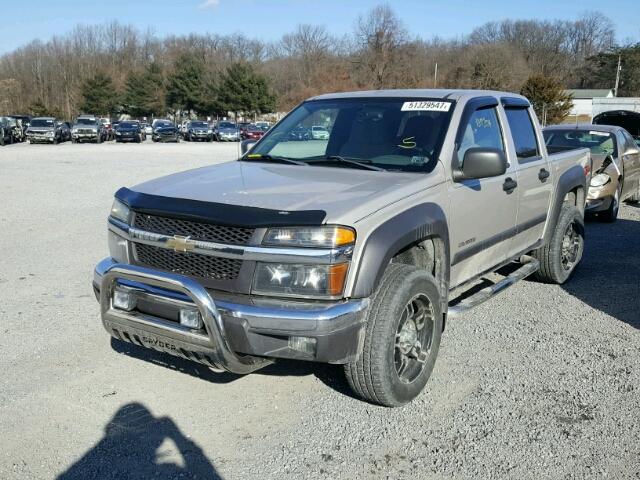 1GCDT136548156976 - 2004 CHEVROLET COLORADO TAN photo 2