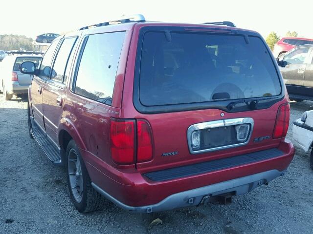 5LMFU28R71LJ24305 - 2001 LINCOLN NAVIGATOR RED photo 3