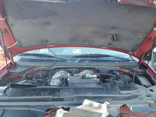 5LMFU28R71LJ24305 - 2001 LINCOLN NAVIGATOR RED photo 7