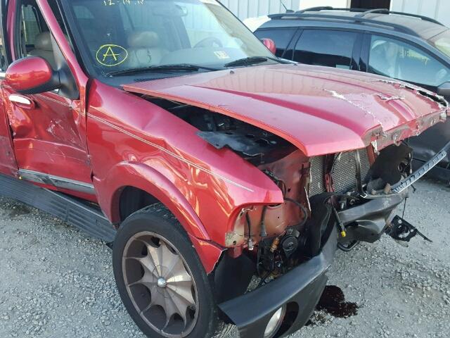 5LMFU28R71LJ24305 - 2001 LINCOLN NAVIGATOR RED photo 9