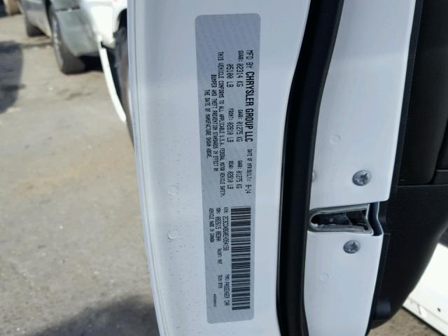 2C3CDXBG0EH354158 - 2014 DODGE CHARGER SE WHITE photo 10