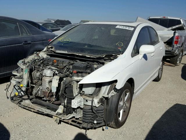 1HGFA16897L032062 - 2007 HONDA CIVIC EX WHITE photo 2