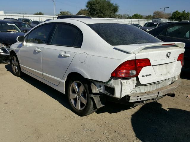 1HGFA16897L032062 - 2007 HONDA CIVIC EX WHITE photo 3