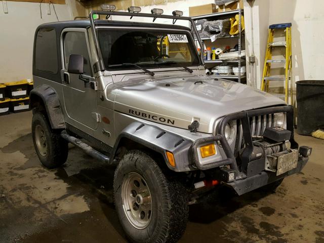 1J4FA69SX3P376290 - 2003 JEEP WRANGLER / SILVER photo 1