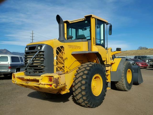 VCE0L60FH00061793 - 2008 VOLVO L60F YELLOW photo 4