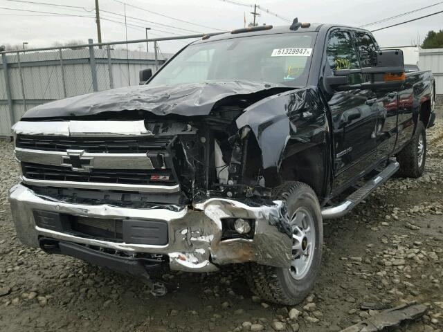 1GC2KVEG9GZ415331 - 2016 CHEVROLET SILVERADO BLACK photo 2