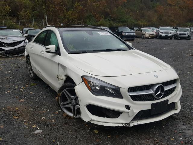 WDDSJ4GB2FN207155 - 2015 MERCEDES-BENZ CLA 250 4M WHITE photo 1