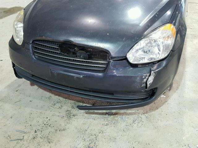 KMHCN46C59U331245 - 2009 HYUNDAI ACCENT GLS BLUE photo 9