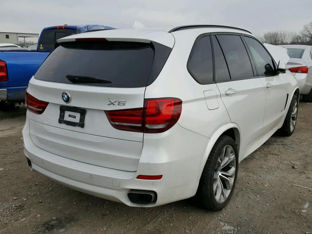 5UXKR6C53E0J72960 - 2014 BMW X5 XDRIVE5 WHITE photo 4