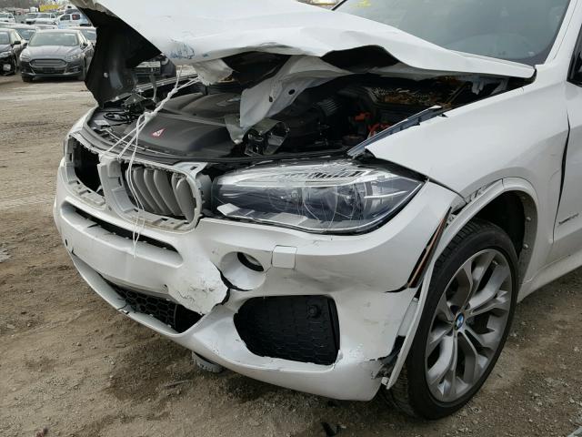 5UXKR6C53E0J72960 - 2014 BMW X5 XDRIVE5 WHITE photo 9