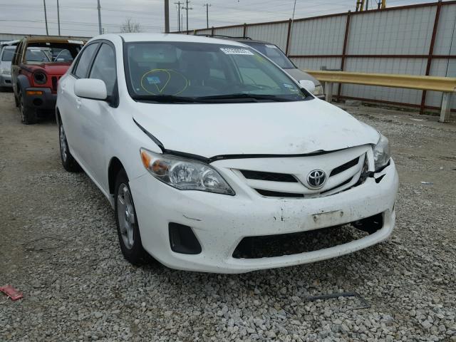 2T1BU4EE5BC730598 - 2011 TOYOTA COROLLA BA WHITE photo 1