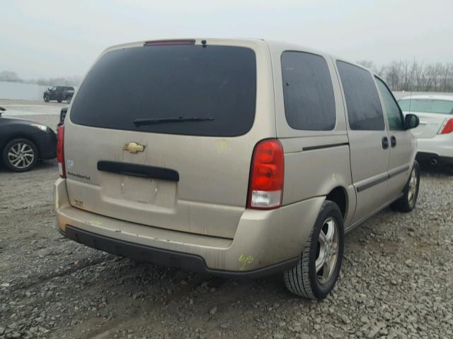 1GNDV23157D110071 - 2007 CHEVROLET UPLANDER L GOLD photo 4