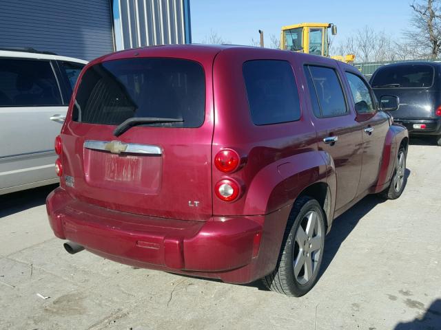 3GNDA33P27S505394 - 2007 CHEVROLET HHR LT RED photo 4