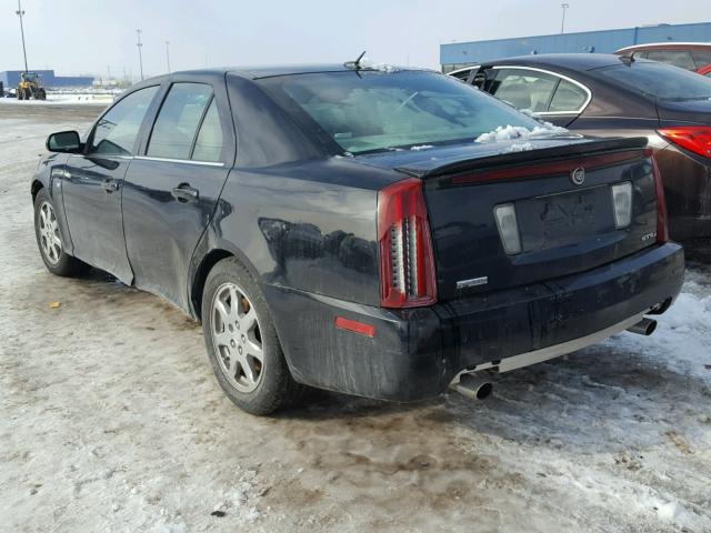 1G6DC67A550155227 - 2005 CADILLAC STS BLACK photo 3