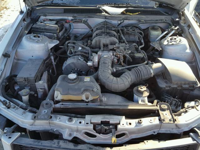 1ZVFT80N555171023 - 2005 FORD MUSTANG SILVER photo 7