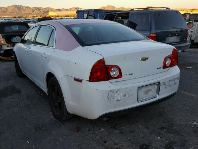 1G1ZA5E0XAF231683 - 2010 CHEVROLET MALIBU LS WHITE photo 3