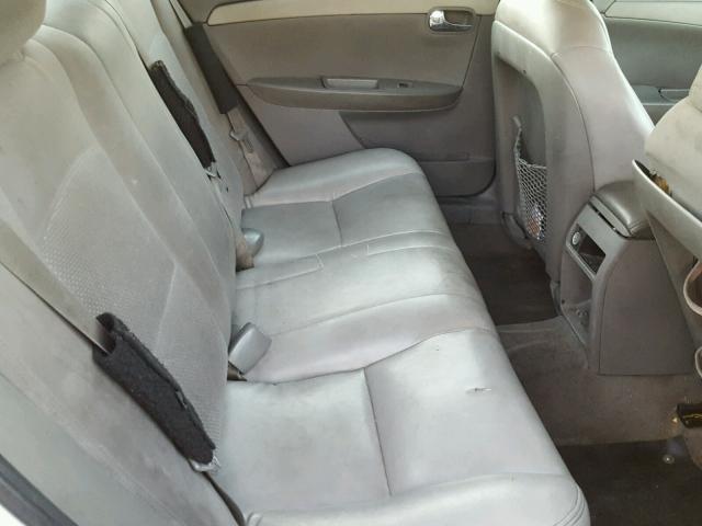 1G1ZA5E0XAF231683 - 2010 CHEVROLET MALIBU LS WHITE photo 6