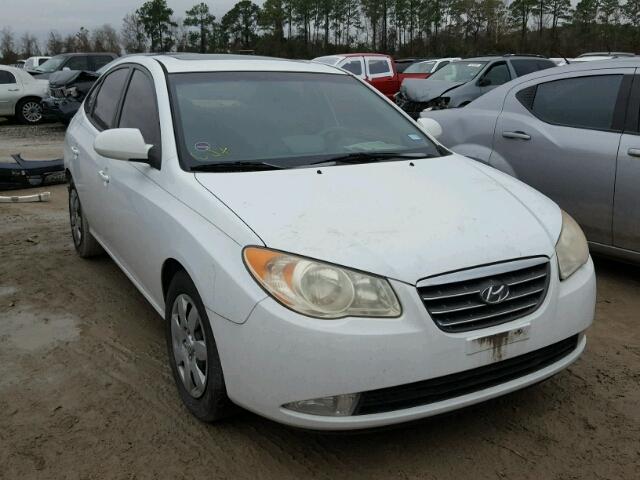 KMHDU46D07U190839 - 2007 HYUNDAI ELANTRA GL WHITE photo 1