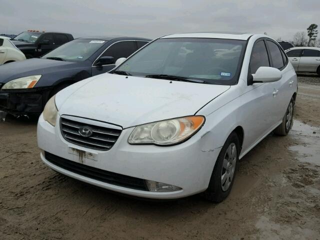 KMHDU46D07U190839 - 2007 HYUNDAI ELANTRA GL WHITE photo 2