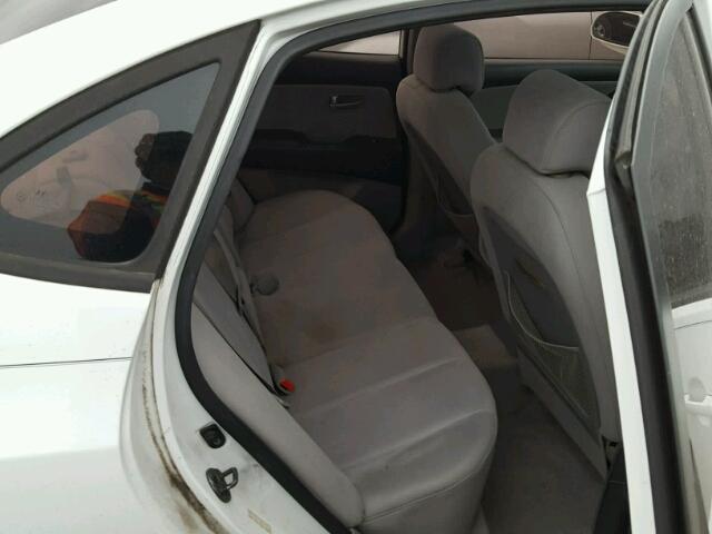 KMHDU46D07U190839 - 2007 HYUNDAI ELANTRA GL WHITE photo 6