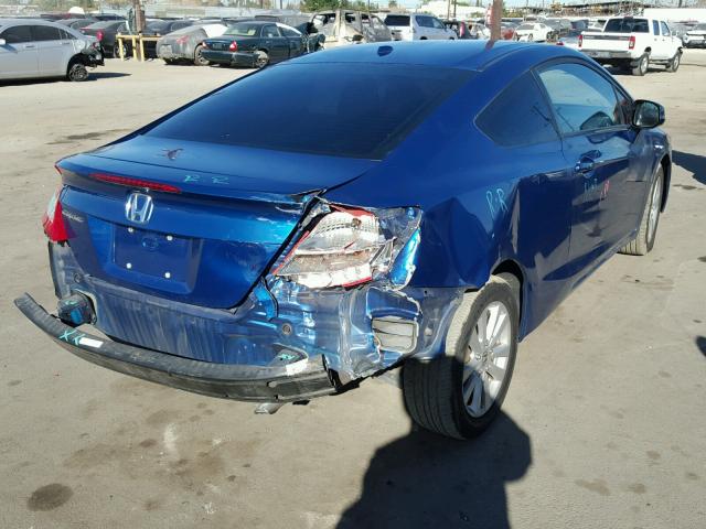 2HGFG3B82CH507199 - 2012 HONDA CIVIC EX BLUE photo 4