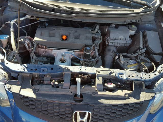 2HGFG3B82CH507199 - 2012 HONDA CIVIC EX BLUE photo 7