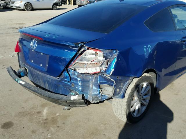 2HGFG3B82CH507199 - 2012 HONDA CIVIC EX BLUE photo 9