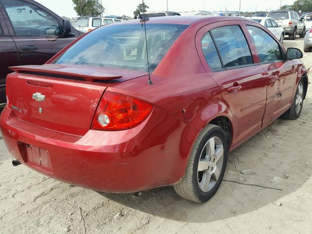 1G1AD5F52A7108260 - 2010 CHEVROLET COBALT 1LT RED photo 4