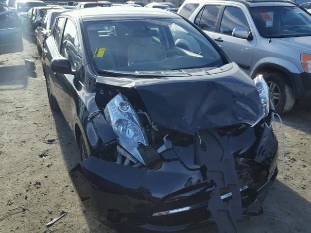 1N4AZ0CP3FC320025 - 2015 NISSAN LEAF S BLACK photo 1