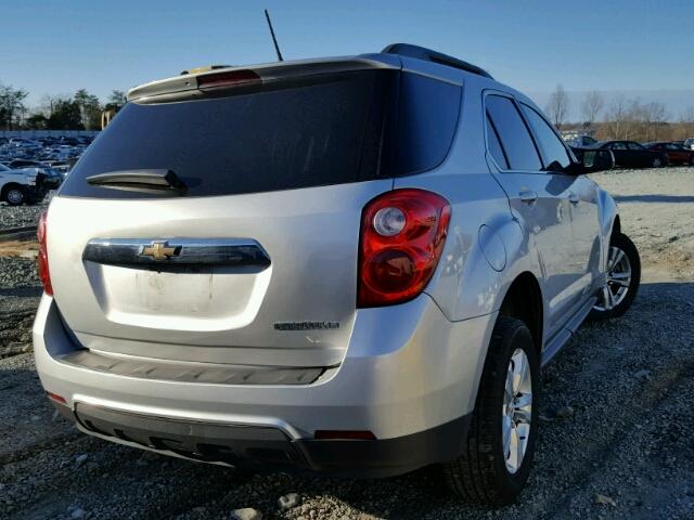 2GNALDEK7D6351909 - 2013 CHEVROLET EQUINOX LT SILVER photo 4