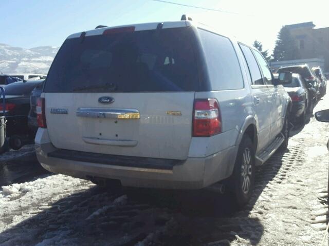 1FMFU18568LA78244 - 2008 FORD EXPEDITION WHITE photo 4