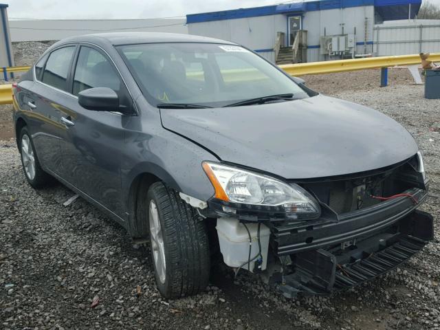 3N1AB7AP6FL676261 - 2015 NISSAN SENTRA S CHARCOAL photo 1