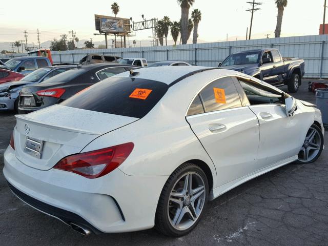 WDDSJ4EB6EN062140 - 2014 MERCEDES-BENZ CLA 250 WHITE photo 4