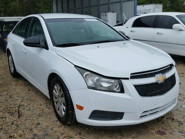 1G1PC5SH7B7198472 - 2011 CHEVROLET CRUZE LS WHITE photo 1