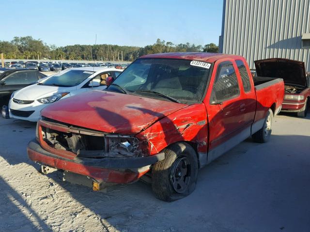 1FTZX1726XNA46168 - 1999 FORD F150 RED photo 2