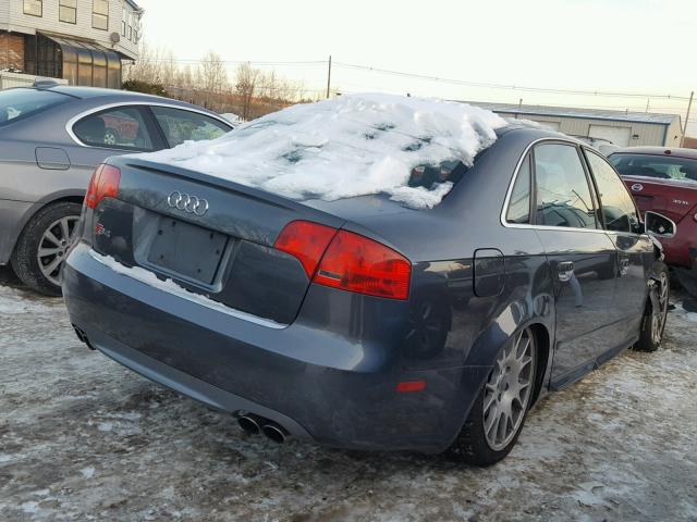 WAUGL78E06A042568 - 2006 AUDI S4 QUATTRO GRAY photo 4