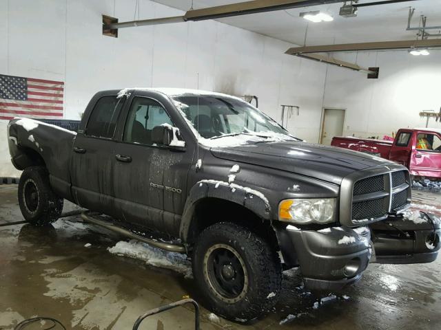 1D7HU18N92J153573 - 2002 DODGE RAM 1500 GRAY photo 1