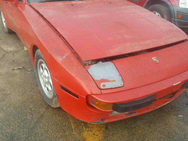 WP0AB0948HN470960 - 1987 PORSCHE 944 RED photo 10