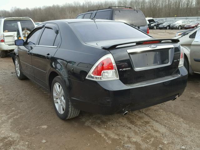 3FAHP08157R279991 - 2007 FORD FUSION SEL BLACK photo 3