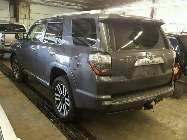 JTEBU5JR7E5170448 - 2014 TOYOTA 4RUNNER SR GRAY photo 3