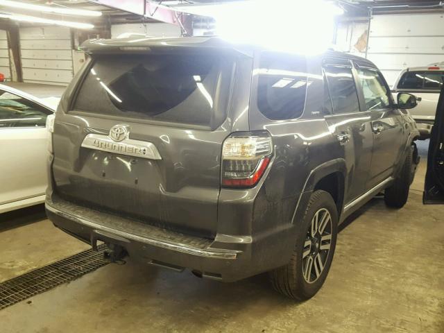 JTEBU5JR7E5170448 - 2014 TOYOTA 4RUNNER SR GRAY photo 4