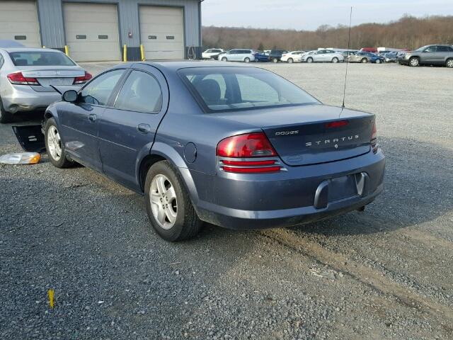 1B3EL46X13N536733 - 2003 DODGE STRATUS SE BLUE photo 3